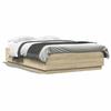 VidaXL Bed Frames, Double Bed with Slat Base, Adult Bed, Bedroom Furniture, Modern, Sonoma Oak 3209697