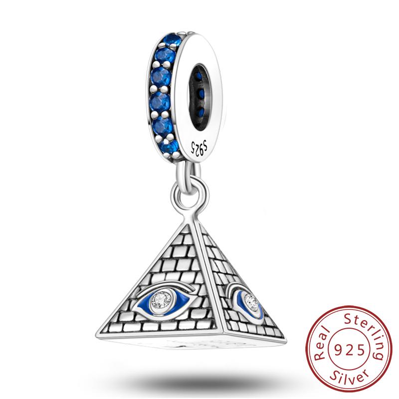 Copper Charms Beads Devil'S Eye Cross Angel Charms Fit Original Charms Bracelets Pendants Fine Diy Jewelry Making For Women