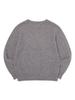 KIRSH Ribbon Cherry Loose Fit Hairy Pullover [Charcoal]