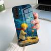 Little P-Prince And A F-fox Phone Case For Samsung A56 A36 A26 A16 A15 A25 A35 A55 A14 A34 A24 A54 Glass Case