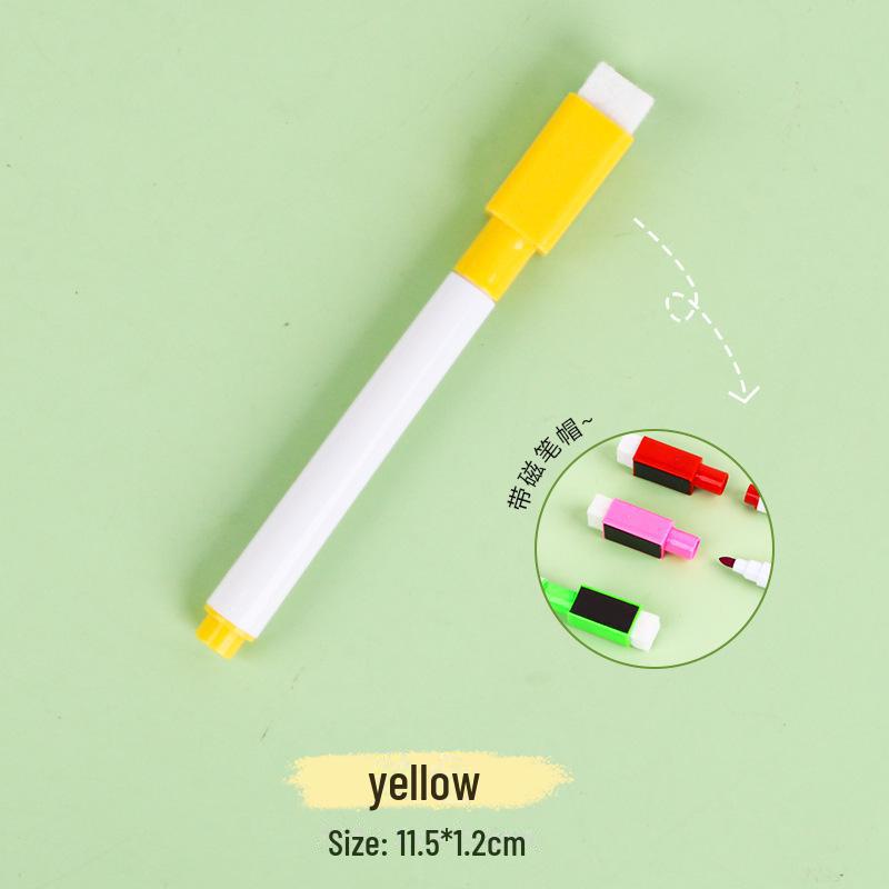 

Стираемая маркерная ручка на водной основе для белой доски: Красочные, магнитные, легко стираются, не оставляют следов, большая вместимость, экономичные.