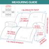 2-/3-/4-Sitzer-Liegestuhlbezug aus einfarbigem Polyester mit Tasche, Wohnzimmer-Relax-Sesselbezug, Liegesofabezug