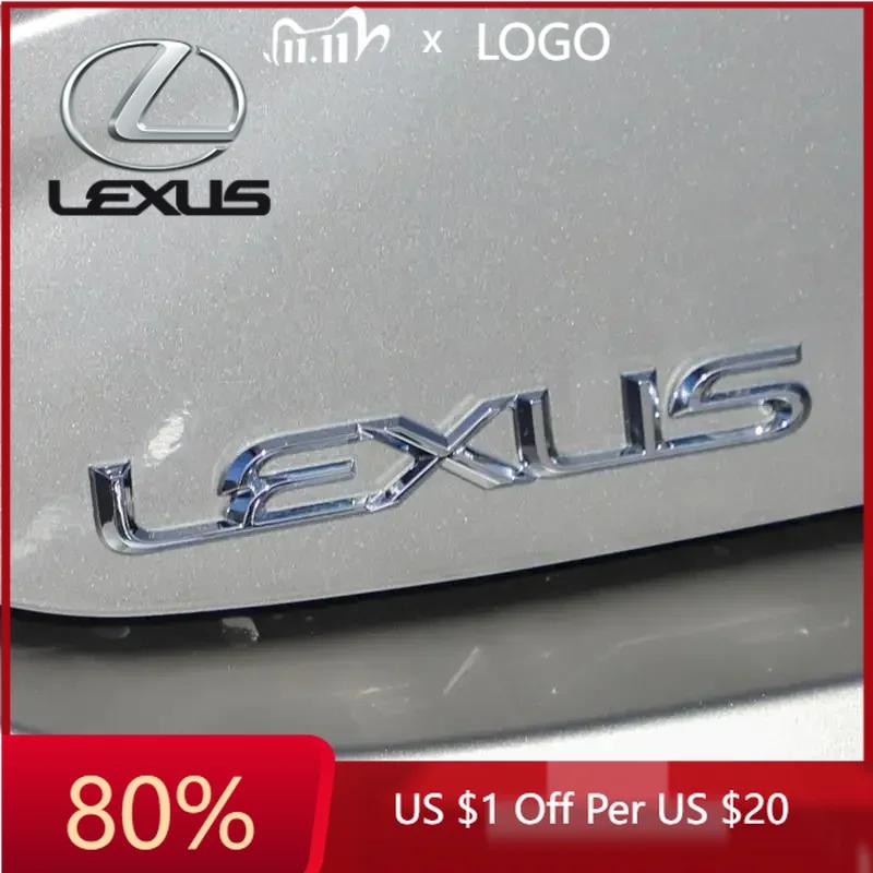 2026 Hot Interior Stickers Suitable For Lexus Tail Emblem Decorative Metal Letter Stickers