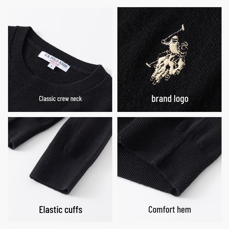 U.S. POLO ASSN. Men's Business Casual Crew Neck Knit Sweater