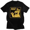 T-shirts Personnalisés Forme de Vie Alien Masculine ALF Manches Courtes Coton T-shirt Streetwear T-shirt Décontracté Coupe Ajustée Vêtements - Homme ...