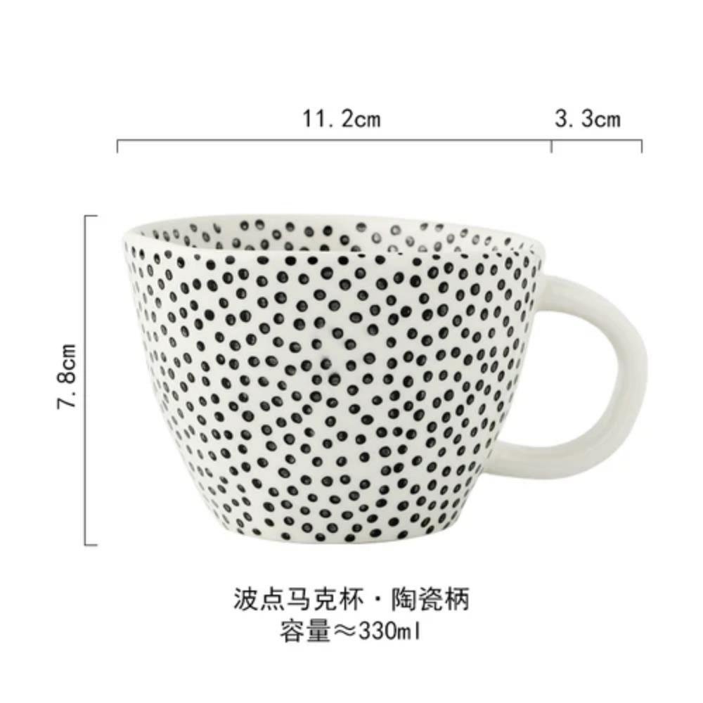 330ml Ceramic Mug with Handle Coffee Cup Afternoon Tea Cup Milk Tea Cups Milk Mug Coffee Mugs Drinkware Teacup Water Cups