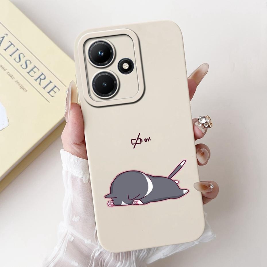 Lens Protective Cover For Infinix Hot 30i 30 Hot30 Play NFC Cute Printed Soft Silicon Phone Case For Infinix Hot30i 30 30Play 4G