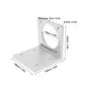 High Strength Aluminum Alloy Motor Mounting Bracket L Shape Motor Mount  For NEMA 34 Motor