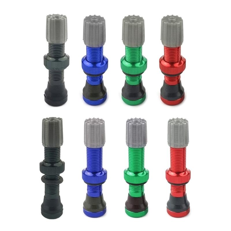 Aluminum Alloy Cycling Valves Nozzle For Tubeless Tires High Precision Lightweight Vacuum Nozzle for Bicycles Cycling