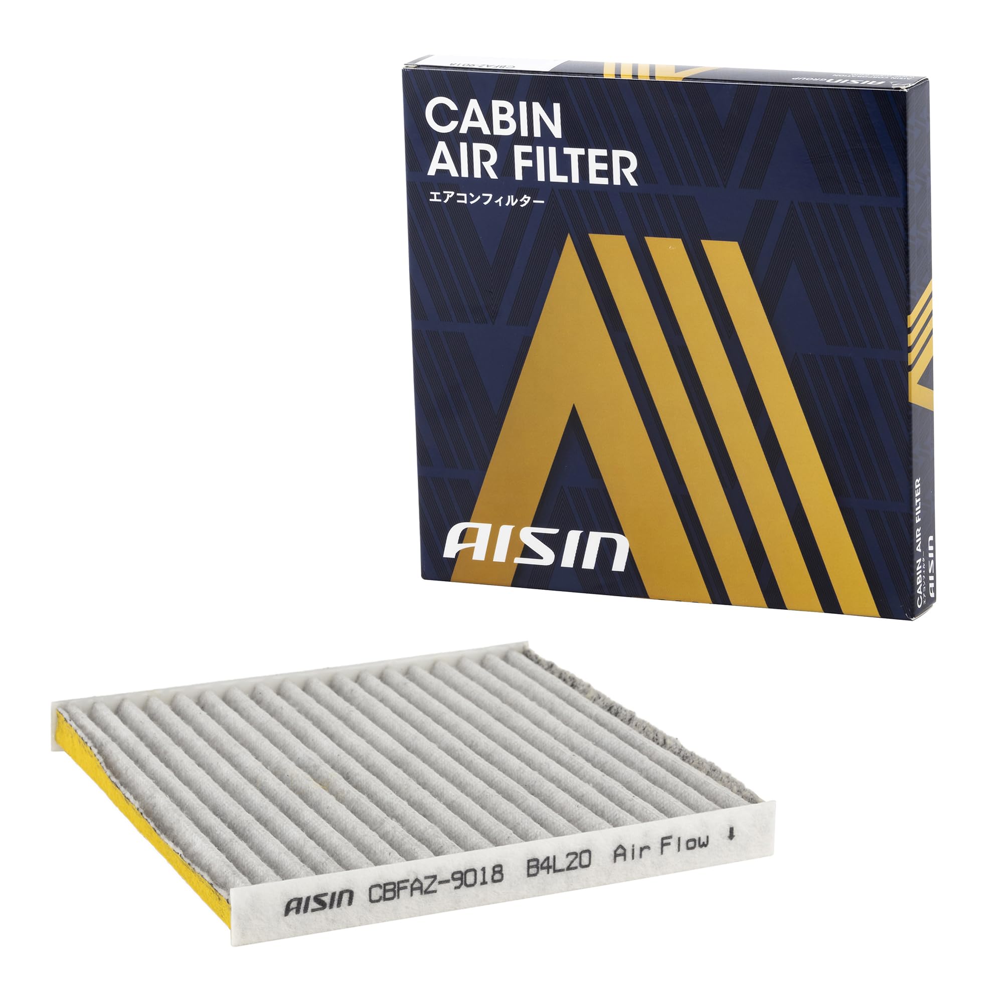 

Aisin CBFAZ-9018 Car Air Filter for Nissan, Mitsubishi Cars, Cabin Air Filter, Days, EK Length 18cm x Width белый