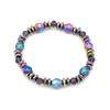2018 Multicolor Electroplated Magnetic Hematite Health Bracelet