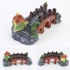 Three-eye Bridge Mini Aquarium Decoration Figurine Simulation Bridge for Fish Tank Home Decor