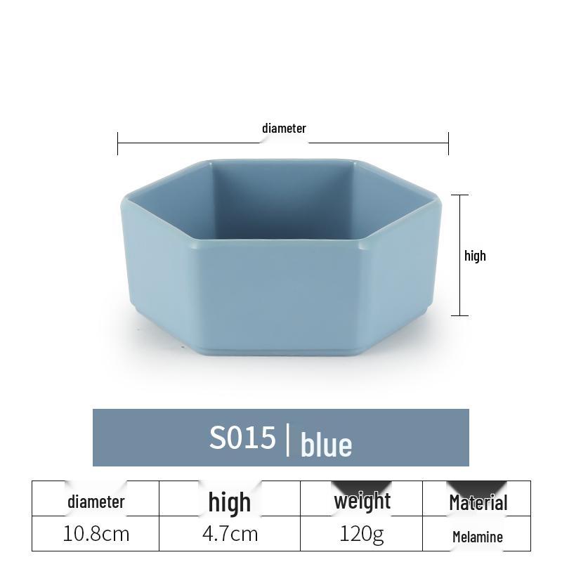 Imitation Porcelain Melamine Dipping and Snack Dish for Restaurants
