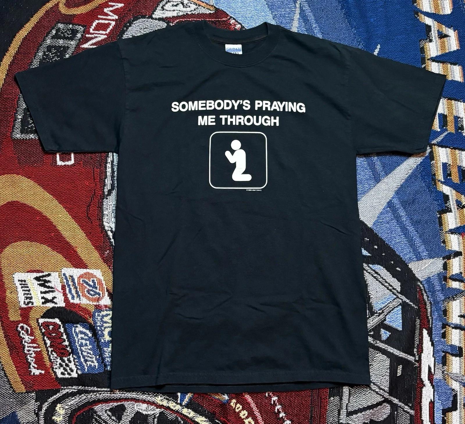 Allen Asbury Shirt Music Christian Religious Somebody’s Praying Me Through 2003 3XL