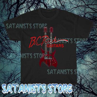 New BC RICH GUITARS Logo Men#039;s Tshirt Funny Size S To 5XL Unisex T-Shirt