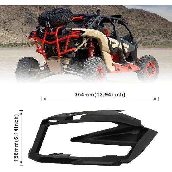 SAUTVS Right Passenger Side Tail Light Cover, Rear Brake Stop Light TailLight Cover Bezel Panel for Can-Am Maverick X3 XDS XRS Max Turbo R 2017-2025