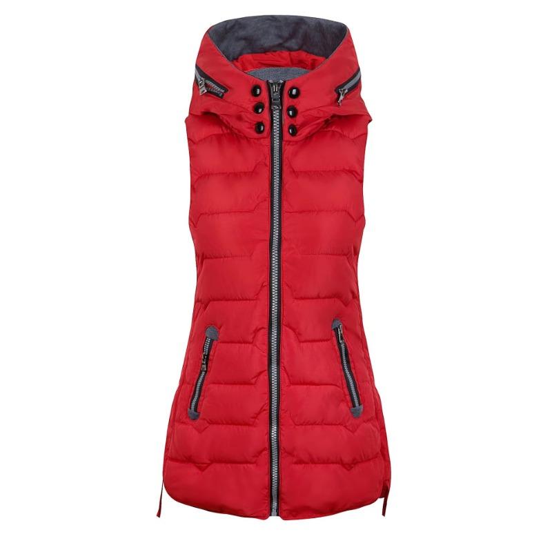 Medium and long casual slim-fitting cotton vest autumn and winter fashion large version cotton vest urban leisure can be removed