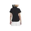Nike Dri-Fit Flex Ace Solid Color Comfortable Stylish Short Sleeve Polo Shirt Women Tops Black CU9350-010