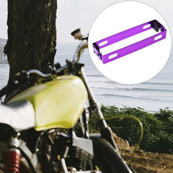 Universal Motorcycle License Plate Frame Adjustable Motorcycle Retrofit License Plate Rack Aluminum Alloy License Plate Bracket Motorcycle Accessories
