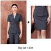 Women's Summer Short-Sleeved Professional Suit - High-End Formal Wear for Interviews and Commute