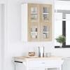 Hanging Cabinet 2 Pcs Sonoma Oak 60 X 31 X 40 Cm Engineered Wood