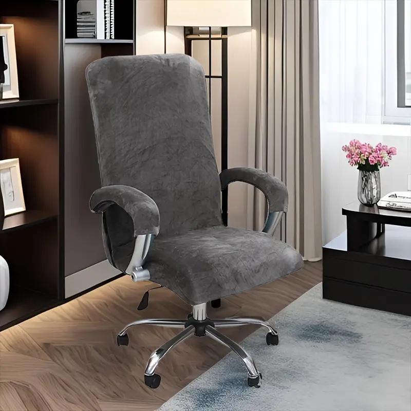 Office Computer Chair Cover, Elastic Armchair Protector, High-quality Dust-proof Armrest, Velvet Gaming Chair Cover, Detachable