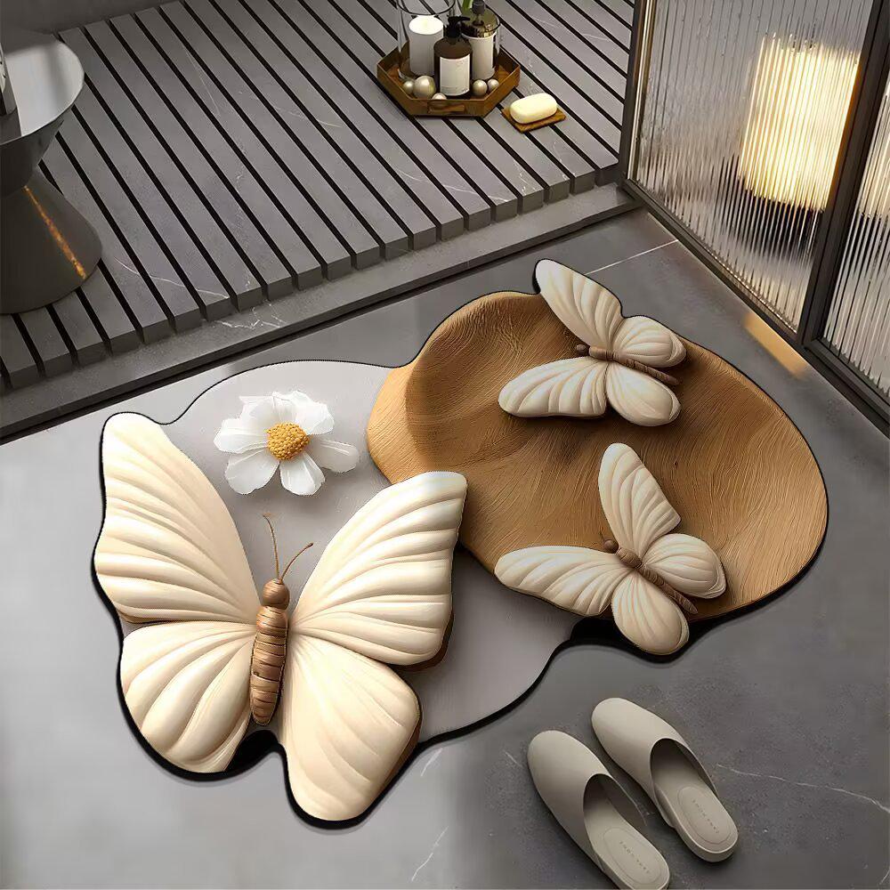 Diatom Mud Stain-Resistant Quick-Dry Bathroom Mat