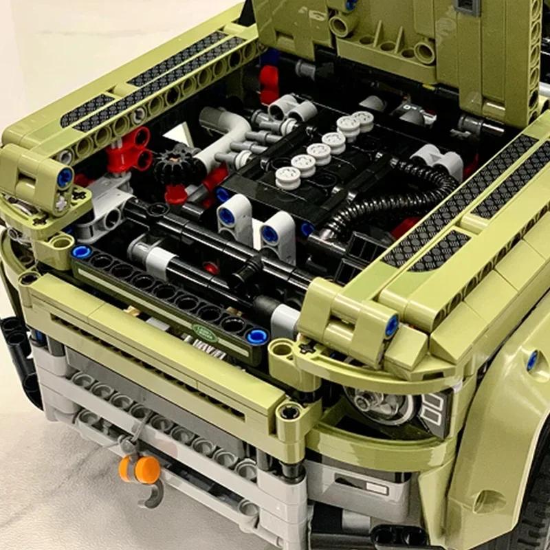 Supercar Land Riover Defender Guardian Geländewagen Bausteine Kompatibel Spielzeug Ziegel für Jungen Weihnachtsgeschenke