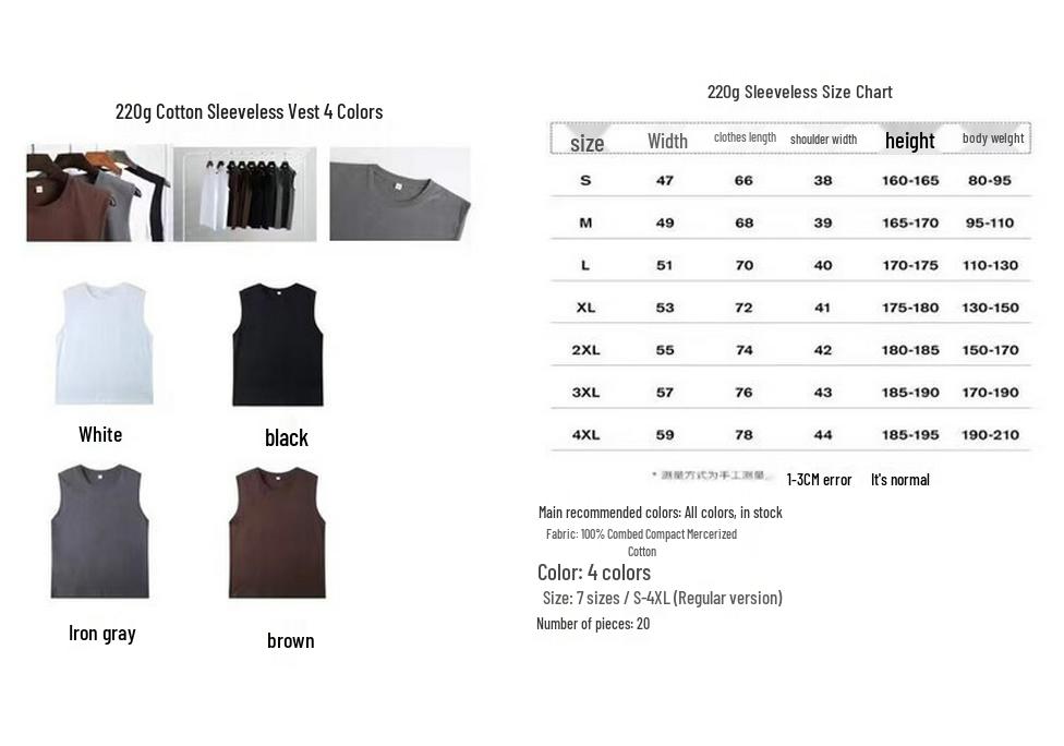 Pierre Cardin Men's 100% Cotton Tank Top