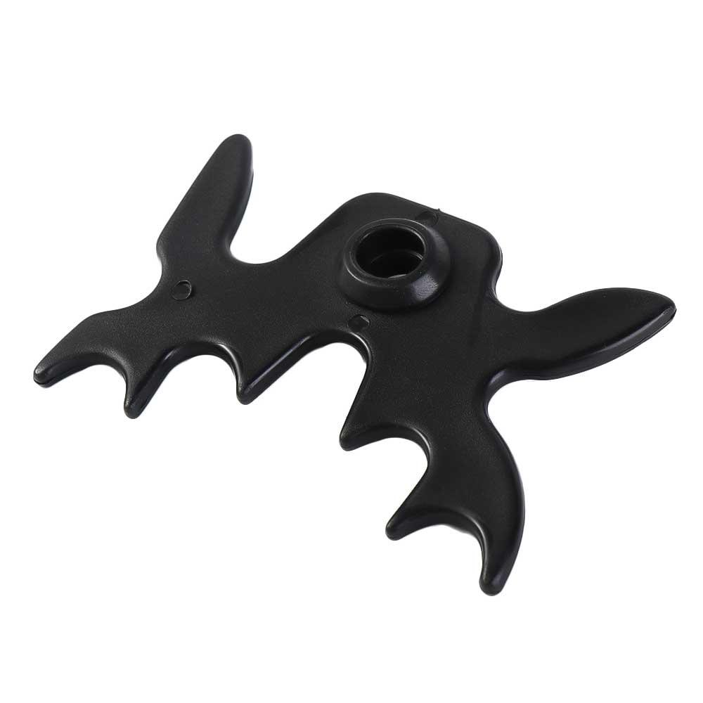 Billiards Cue Rack Bridge Head Cross Antlers Rod Holder Snooker Pool Plastic Staghorn Shape Black Billiards Accessory