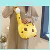 Adorable Plush Giraffe Shoulder Bag For Girls Super Lightweight And Breathable Design
