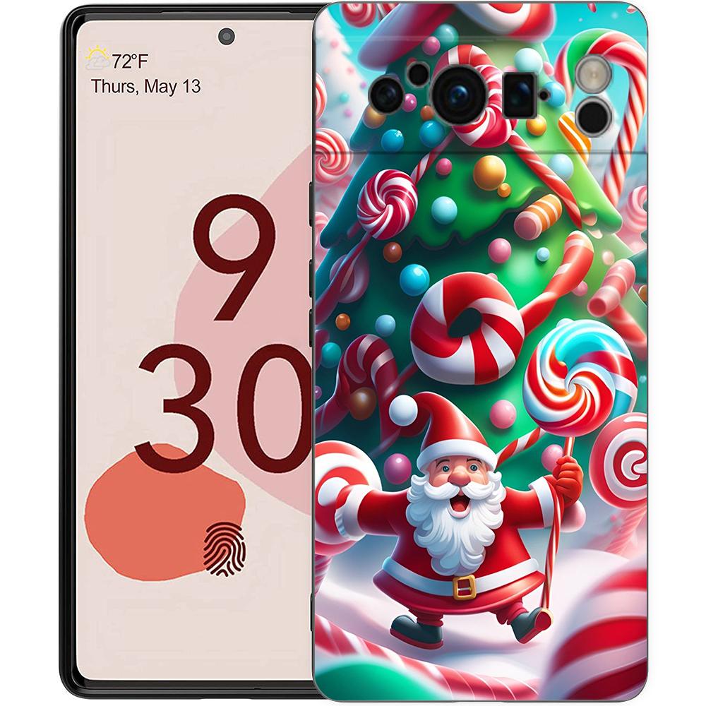 Christmas Christmas Tree Phone Case Cover for Google Pixel 9 8 7 6 7A 6A Pro Shockproof Soft TPU 9 Pro XL Shell Capas Fundas Bag