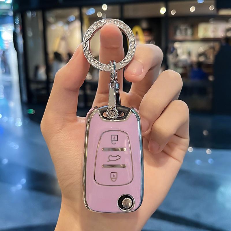 TPU Car Key Case Cover Fob For Hyundai Accent Elantra I20 I30 Ix20 Ix35 for Kia Sportage Rio 3 Soul Optima Ceed Pro K5 K2 Pride