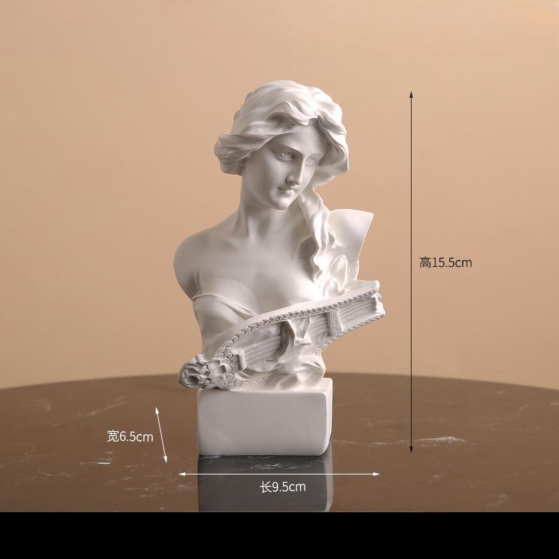 

Фигурка Фигурка Смола Украшение Дэвид Жан Женское Искусство Студийный Эскиз Искусство Натюрморт Украшение Piano girl - Trumpet
