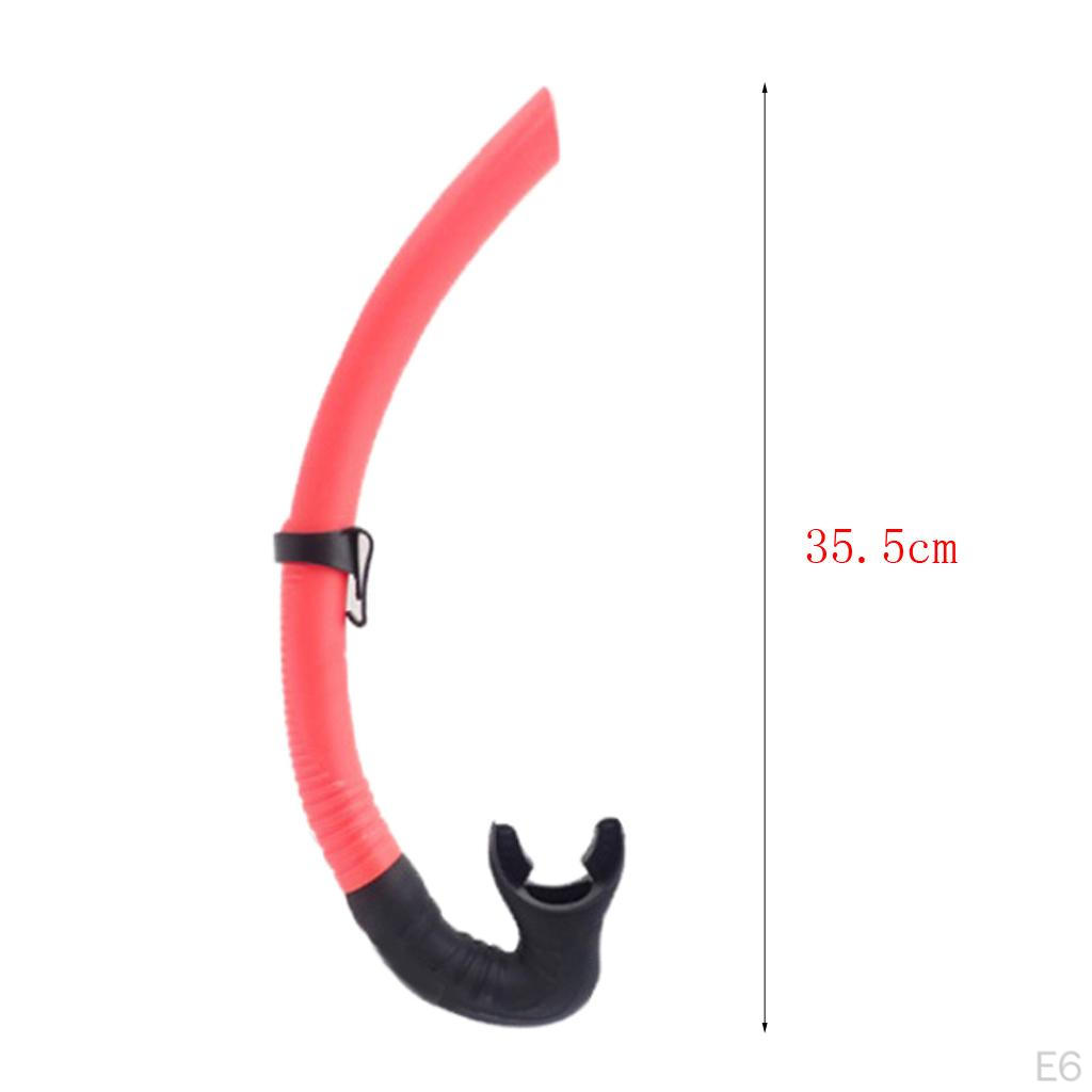 Snorkel Silicone Mouthpiece Breathing Tube Buckle