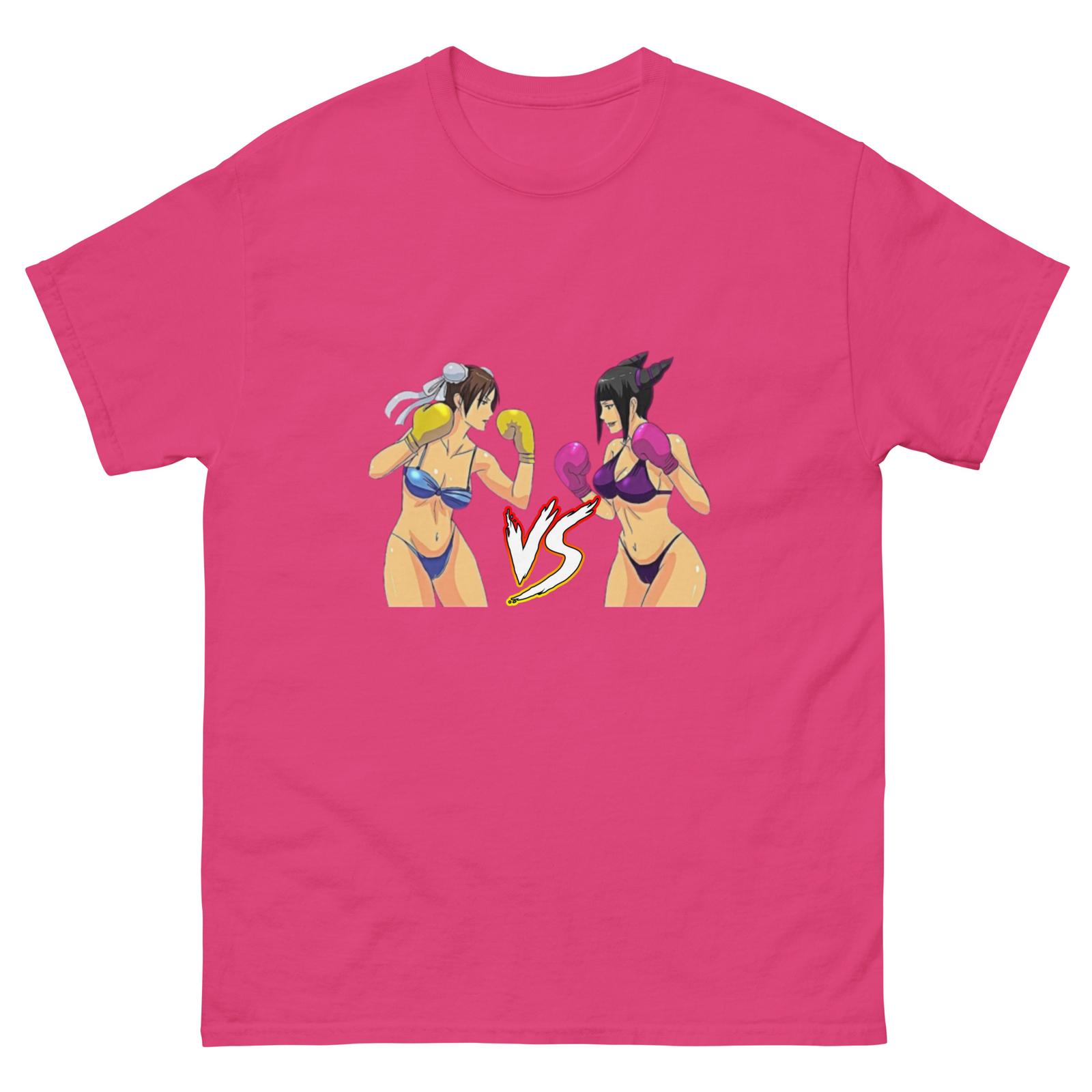 Футболка Chun Li против Juri Han Street Fighter, Игровые футболки, Футболка Juri и Chun-Li 3XL