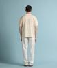 PANICALE Beige Florence Cool Cotton Short Sleeve T-Shirt
