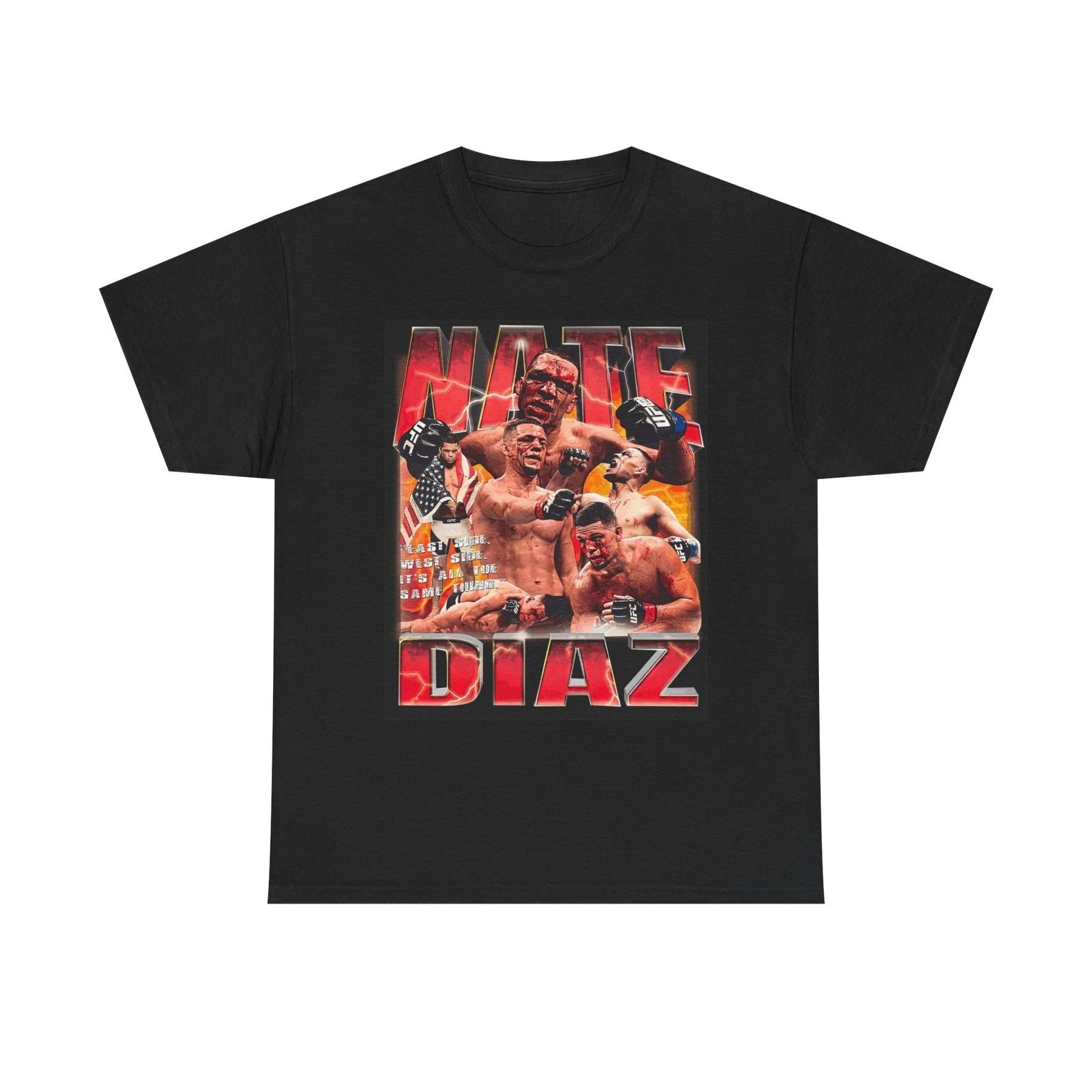 Men s and Women s T-shirts Nate Diaz Graphic XXL