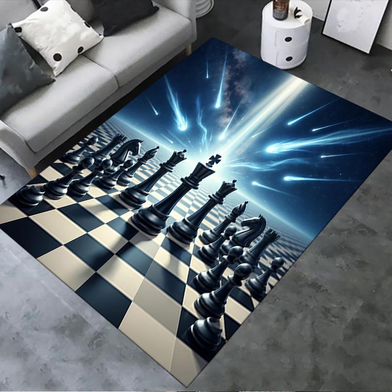 

2025 New Chess piece Carpet Rug for Living Room Bedroom Home Sofa Decoration,Kids play Non-slip Floor Mat 40x60cm( 15x23in )
