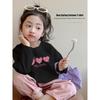 Girls' Pure Cotton Long-Sleeve T-Shirt - Korean Style Autumn Fashion, Stylish and Versatile Loose Fit Top for Kids