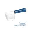 Transparent Pet Food Spoon with Scale Measurement, Cat and Dog Pet Food Scooping Spoon, Cat and Dog Food Spoon