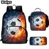 Football School Bag High Definition Waterproof Printing Multi-Functional Load Reduction Ridge Backpack
