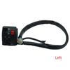 7/8" 22mm Motorcycle Switch Mount Headlight Warning Light Turn Signal Horn Start Kill Switch Motorcycle Handlebar Switch Parts