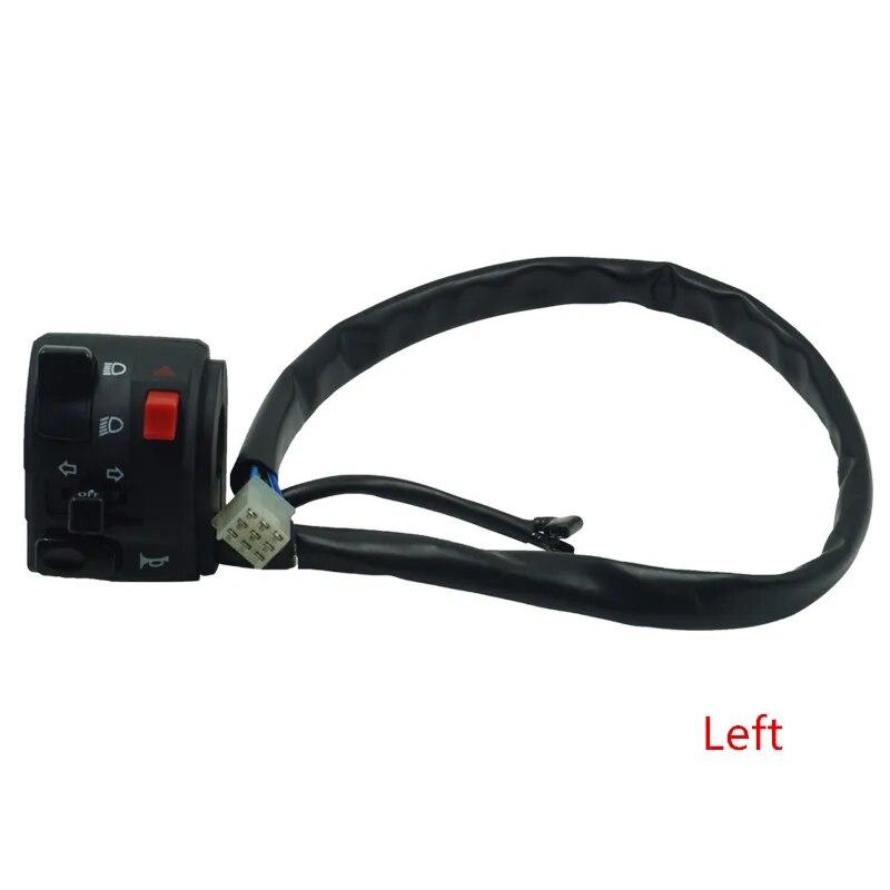 7/8" 22mm Motorcycle Switch Mount Headlight Warning Light Turn Signal Horn Start Kill Switch Motorcycle Handlebar Switch Parts
