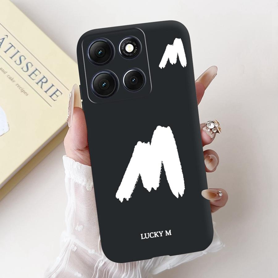 For Motorola Moto G86 Power Case Cover For MotoG86 G 86 Power Case Letter Painted Shockproof Soft Silicon Phone Cases Back Cover