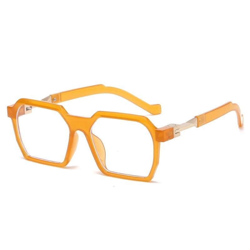 Men Women Vintage Square Sunglasses Polygon Sun Glasses Big Frame Fashion Eyewear Classic Geometry Rectangle Shades