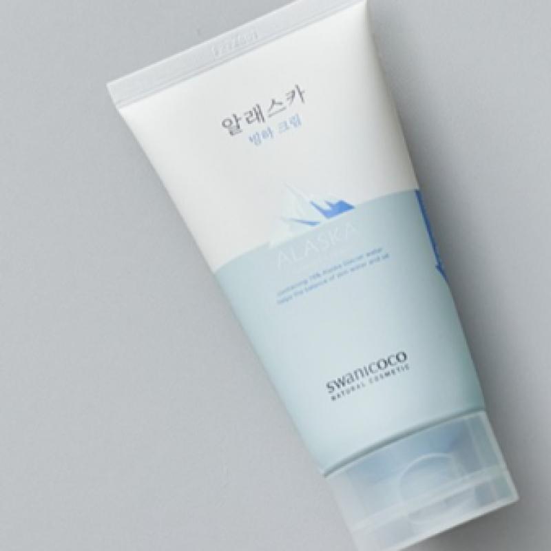 Swanicoco Alaska Glacier Cream 150ml  Moisturizing Soothing Cream   + 1 Free Cica Peptide Mask Pack 
