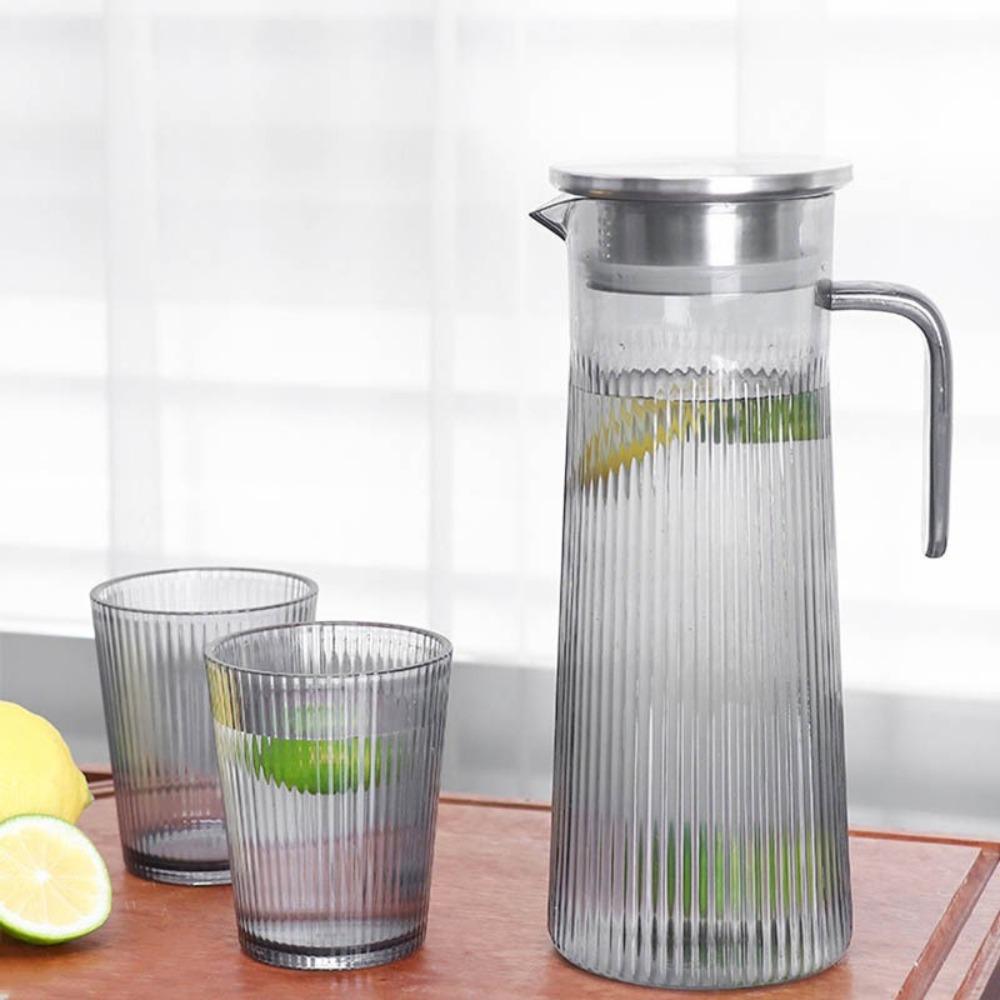 Acrylic Whisky Cup 250ml Juice Cup Household Striped Glasses  Restaurant