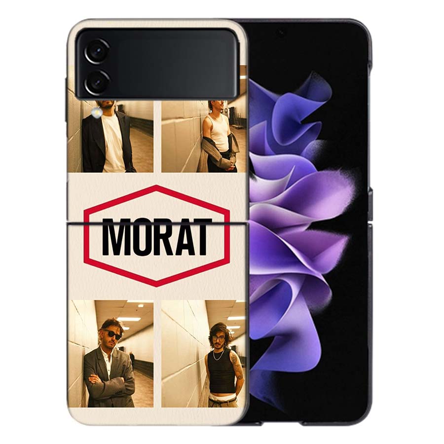 M-Morat Band Phone Case For Samsung Z Flip 6 7 5G Galaxy Z Flip 5 4 3 5G Cases Shockproof Hard Cover TPU