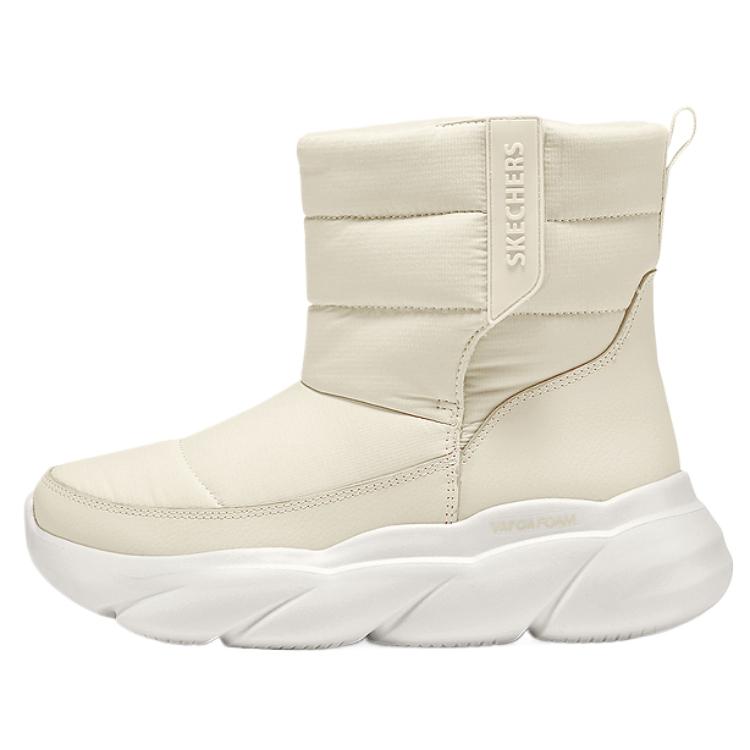 Skechers Modern Comfort Winter Series Fashion Trend Versatile Mid-Calf Snow Boots Women boots 168065-OFWT 35